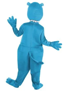 Fun Costumes Blue Hungry Hungry Hippos Adult Costume -Fun Costumes Store adult blue hungry hungry hippos costume alt 8