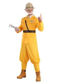 Fun Costumes Colonel Mustard Clue Costume For Men -Fun Costumes Store adult colonel mustard clue costume alt 6