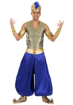 Armada Magical Genie Adult Costume 18 Armada Magical Genie Adult Costume -Fun Costumes Store adult magical genie costume alt 4