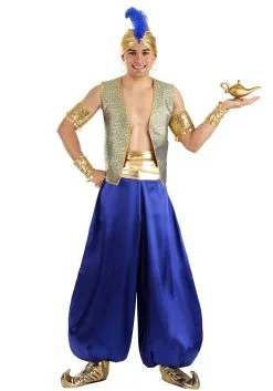 Armada Magical Genie Adult Costume 19 Armada Magical Genie Adult Costume -Fun Costumes Store adult magical genie costume alt 5