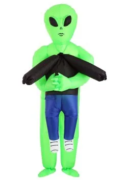 Morphsuits Pick Me Up Alien Inflatable Adult Costume -Fun Costumes Store adult pick me up alien inflatable costume alt 7
