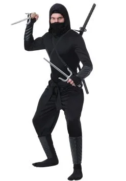 Fun Costumes Stealth Shinobi Ninja Adult Costume