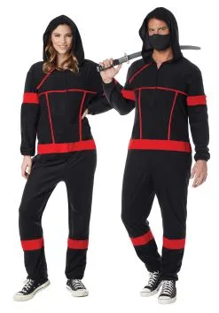 California Costume Collection Unisex Ninja Adult Onesie