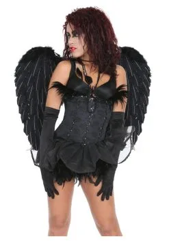 Boa Novelty Feather Corp. Black Heavenly Angel Wings