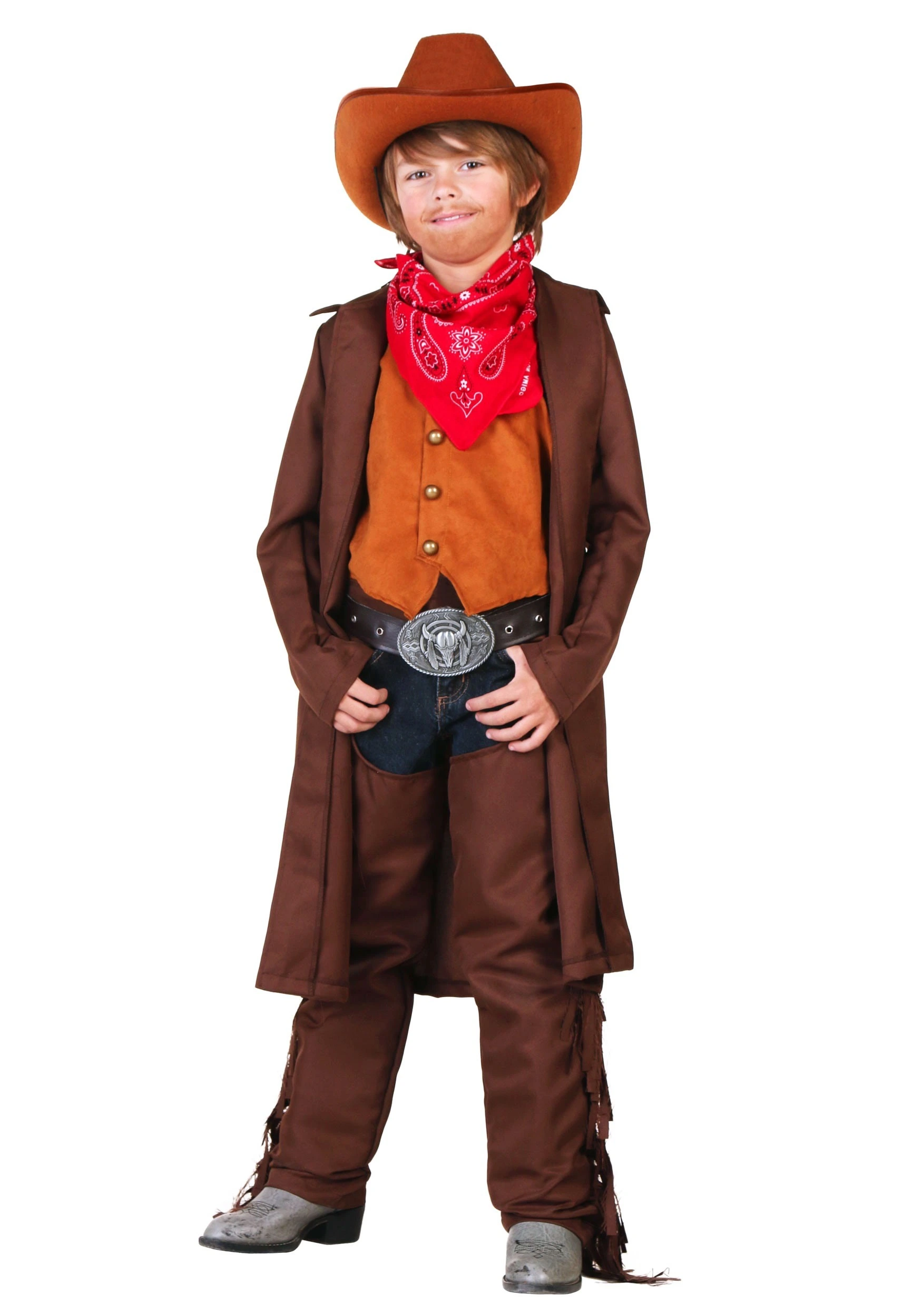 Fun Costumes Kids Cowboy Costume 1 Fun Costumes Kids Cowboy Costume