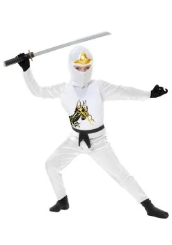 Charades Child Ninja Avengers Series II White Costume