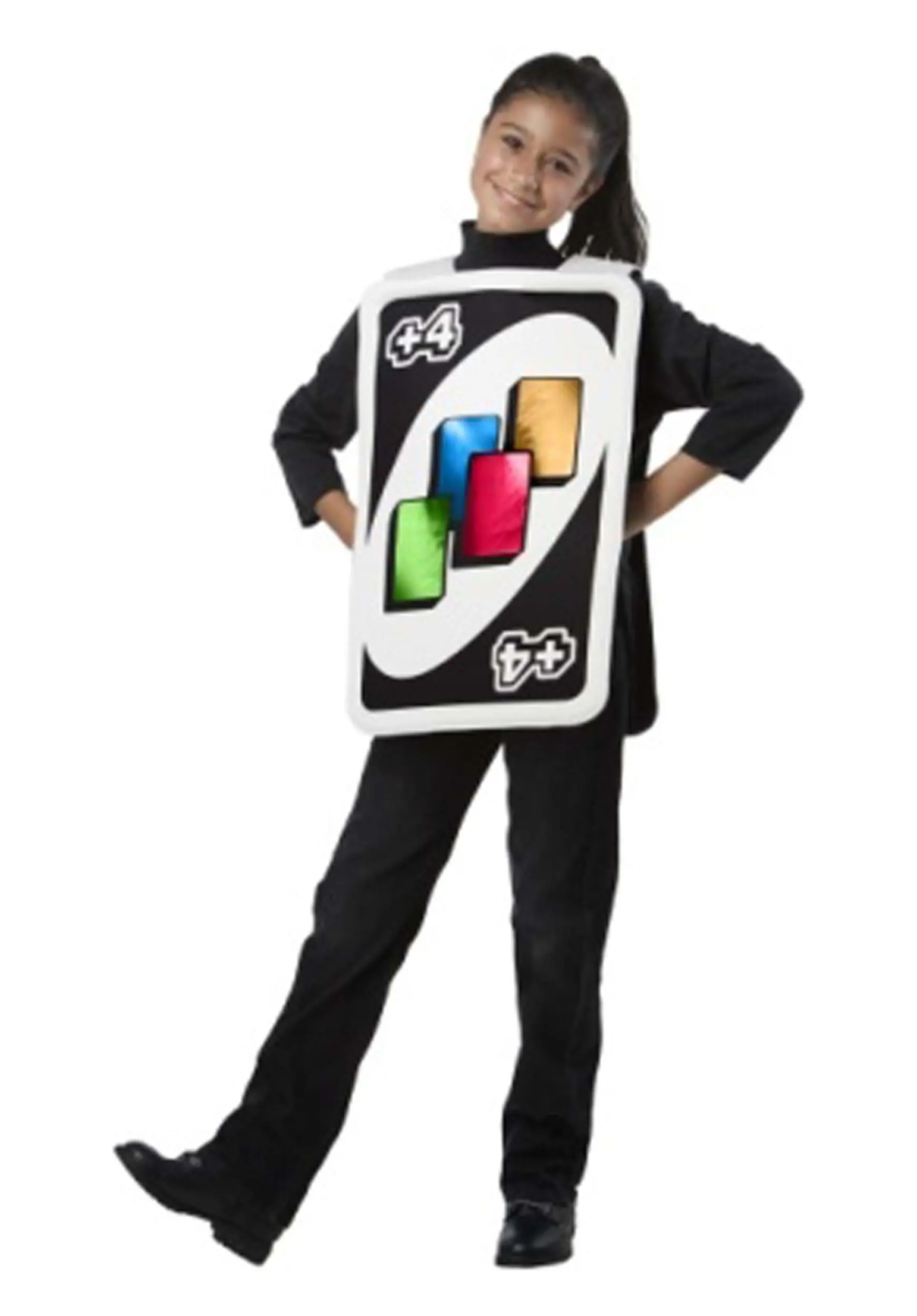 Rubies Costume Co. Inc Uno Plus Draw Card Costume For Children 1 Rubies Costume Co. Inc Uno Plus Draw Card Costume For Children