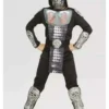 The Wholesale Group Light Up Iron Skull Kids Ninja Costume