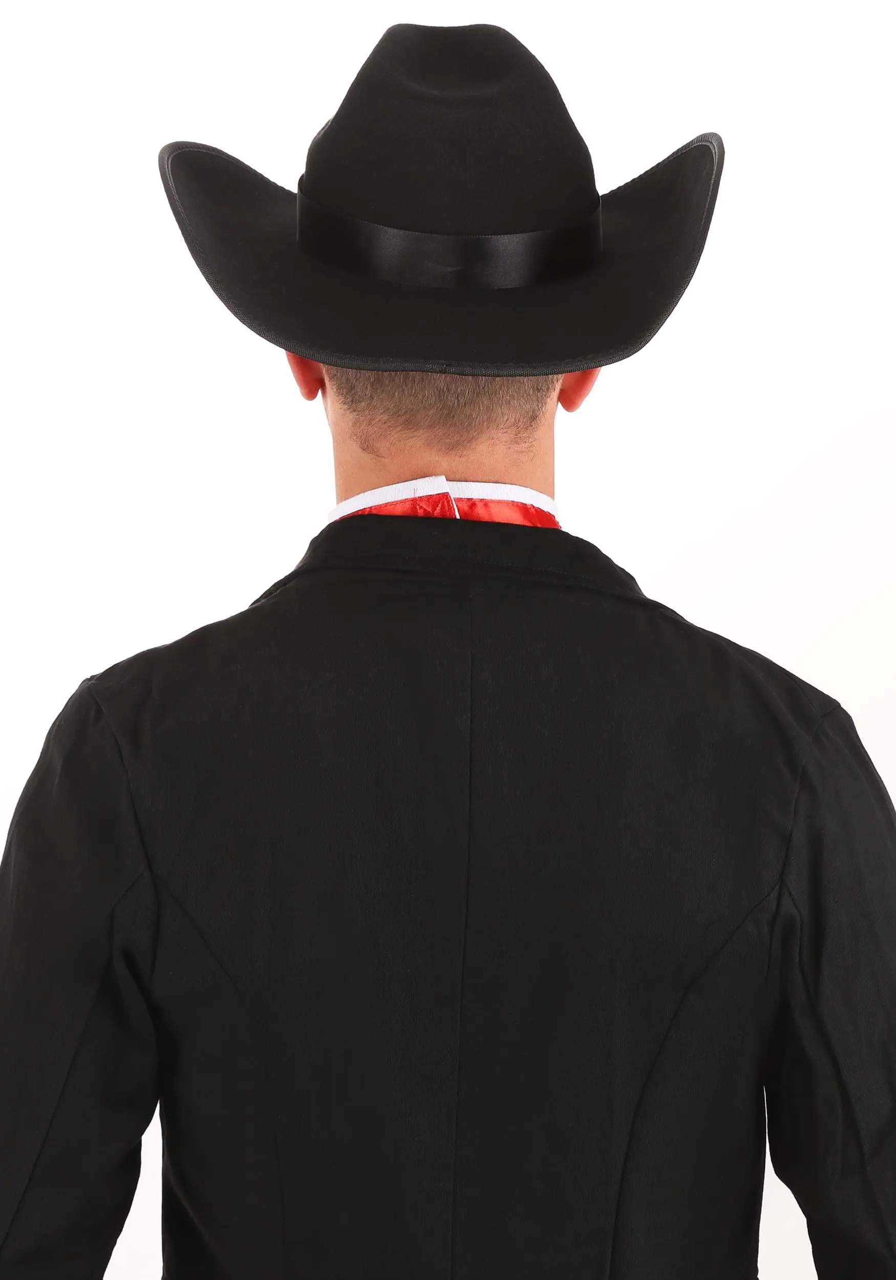 Elope Black Western Cowboy Costume Hat Accessory 2 Elope Black Western Cowboy Costume Hat Accessory - Image 2