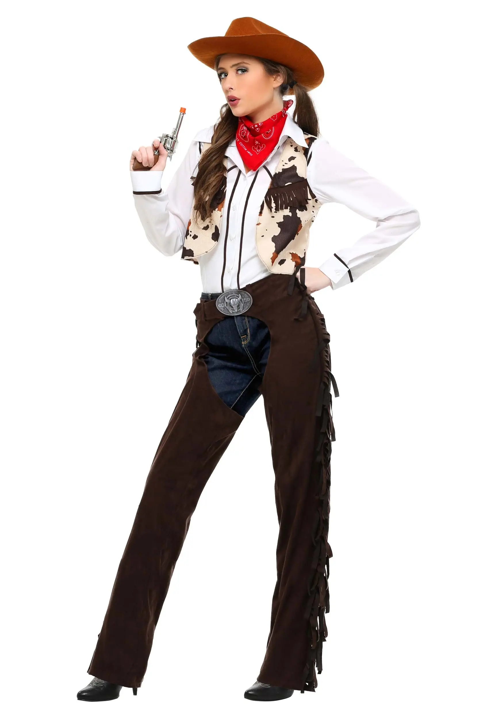 Fun Costumes Adult Cowgirl Chaps Costume 1 Fun Costumes Adult Cowgirl Chaps Costume