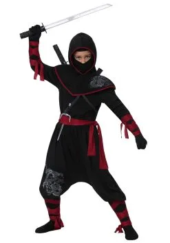 Fun Costumes Kid's Deadly Ninja Costume