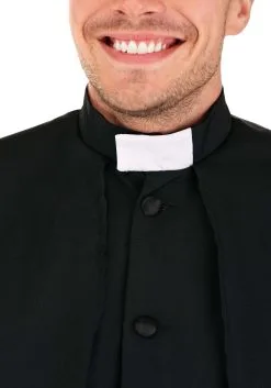 Fun Costumes Deluxe Priest Costume For Men 8 Fun Costumes Deluxe Priest Costume For Men -Fun Costumes Store deluxe priest costume 2