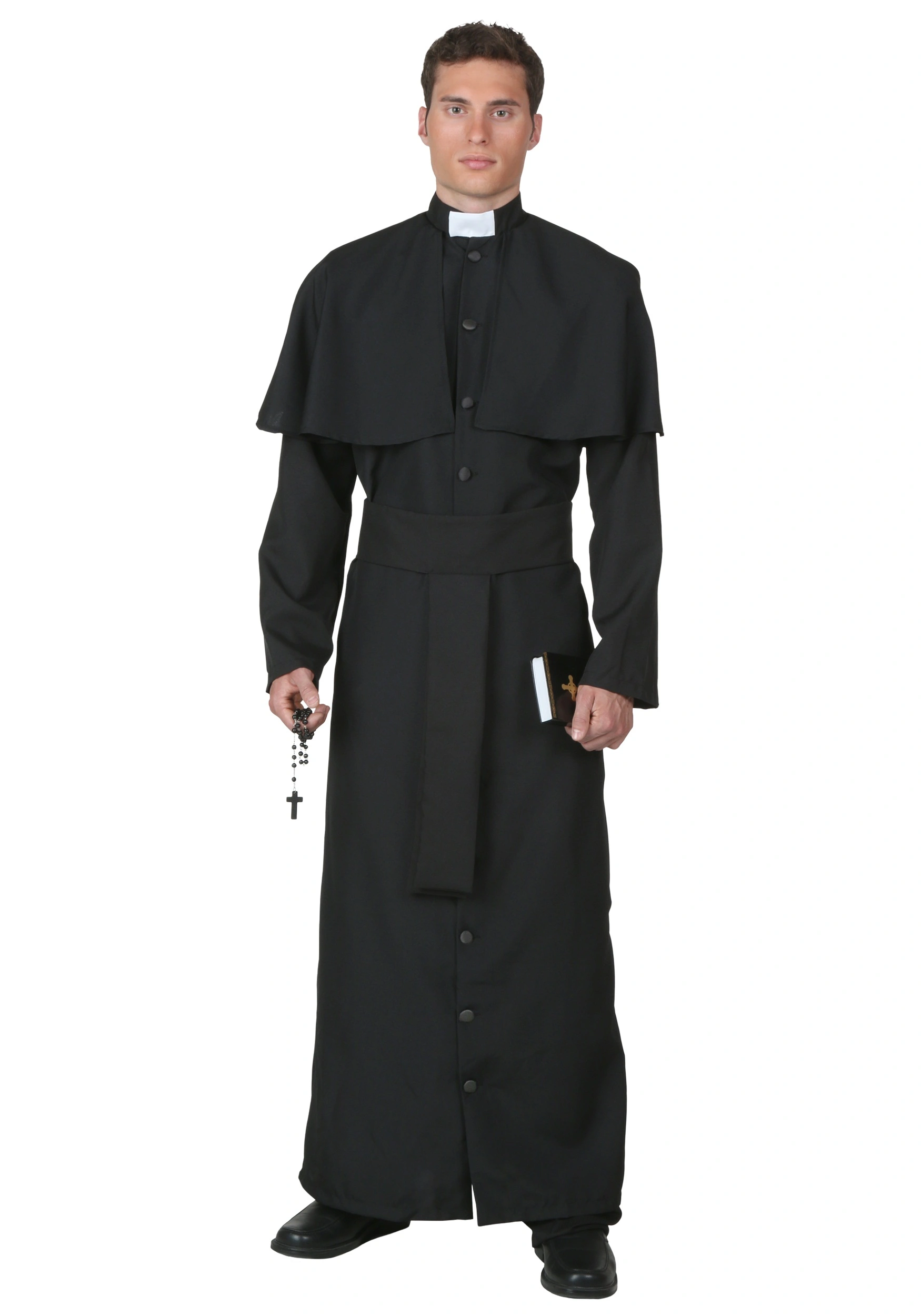 Fun Costumes Deluxe Priest Costume For Men 1 Fun Costumes Deluxe Priest Costume For Men