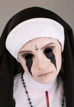 Fun Costumes Dreadful Nun Girl's Costume -Fun Costumes Store dreadful nun costume for girls alt 4