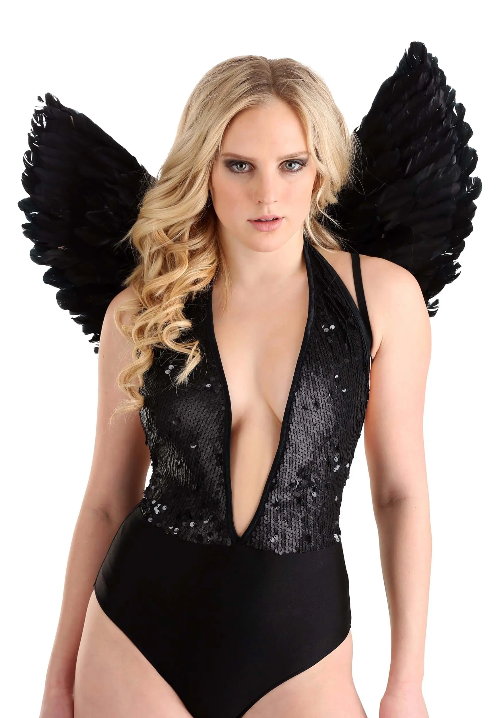 Armada Fallen Black Angel Costume Wings 2 Armada Fallen Black Angel Costume Wings - Image 2