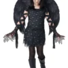 California Costume Collection Angel Of Darkness Costume For Girls