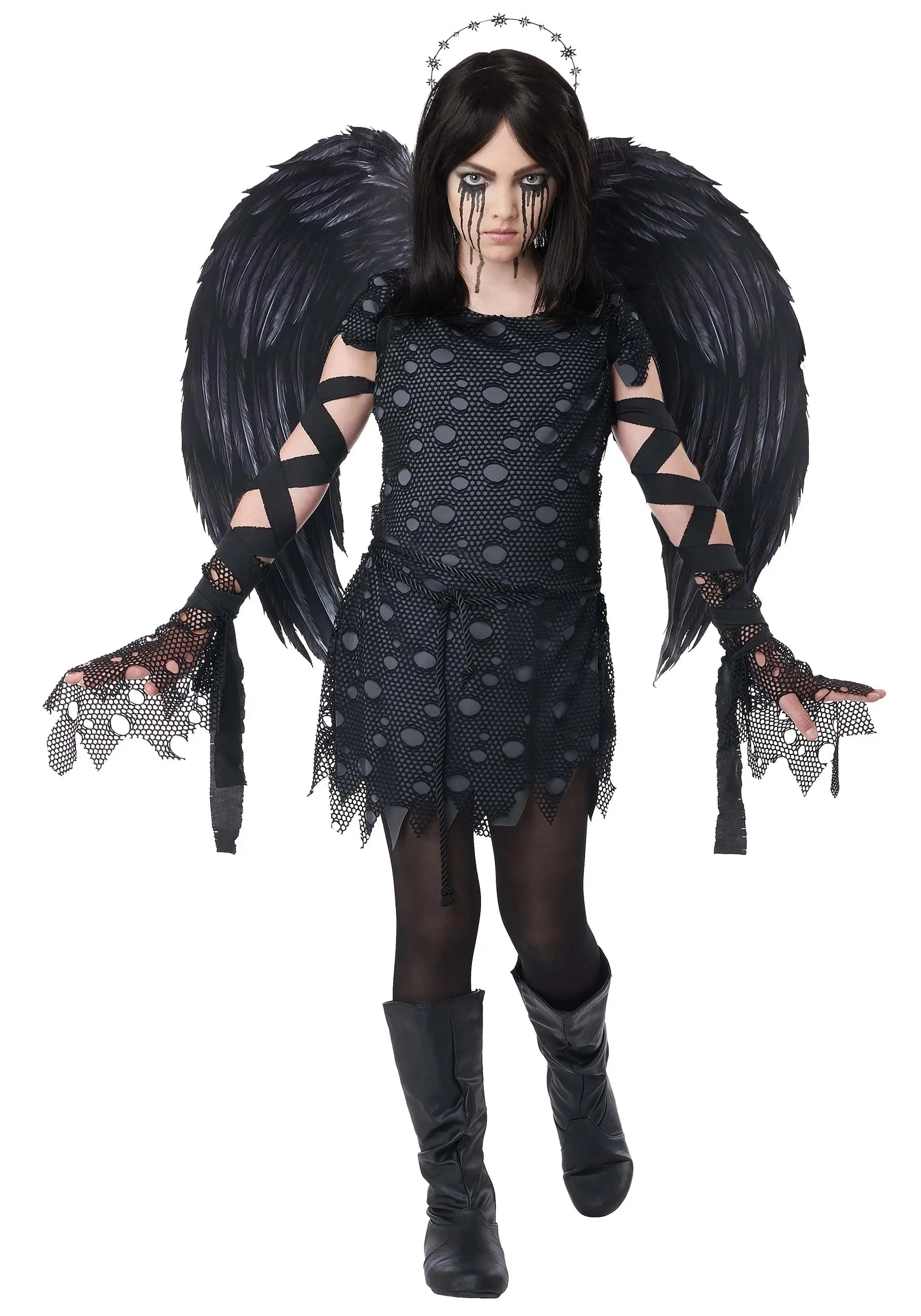California Costume Collection Angel Of Darkness Costume For Girls 1 California Costume Collection Angel Of Darkness Costume For Girls