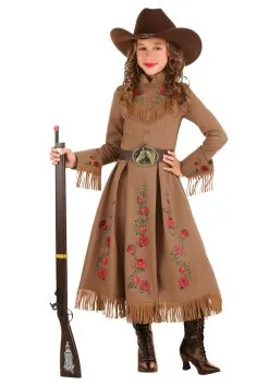 Fun Costumes Girls Annie Oakley Cowgirl Costume