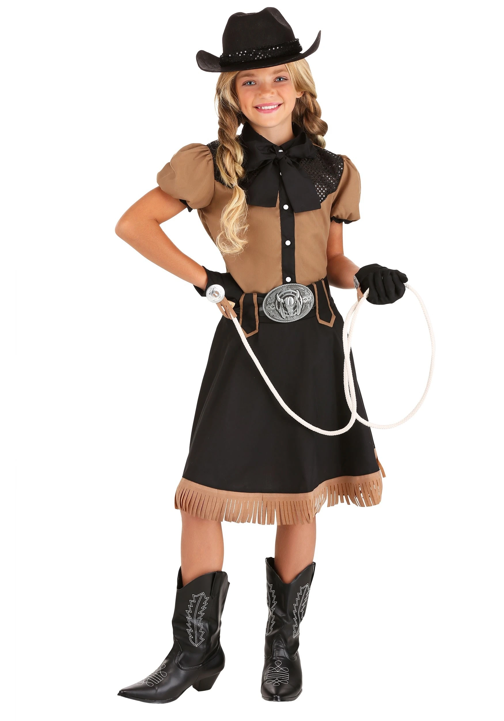 Fun Costumes Lasso'n Cowgirl Costume For Girls 1 Fun Costumes Lasso'n Cowgirl Costume For Girls
