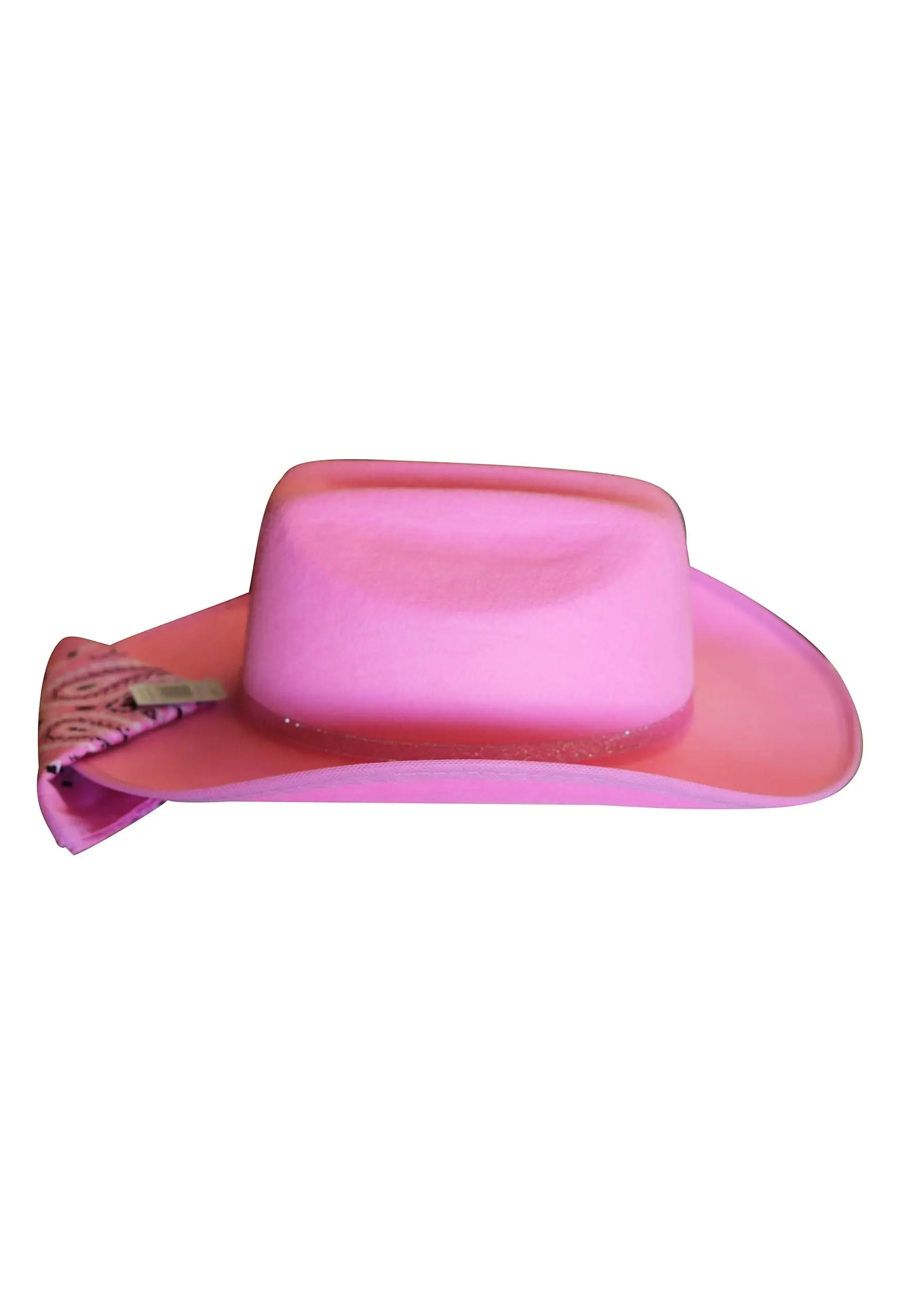 Aeromax Pink Sparkle Girl's Cowboy Hat & Bandana Set 4 Aeromax Pink Sparkle Girl's Cowboy Hat & Bandana Set - Image 4