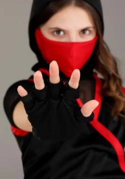 Fun Costumes Girl's Stealth Ninja Costume -Fun Costumes Store girls stealth ninja costume alt 2
