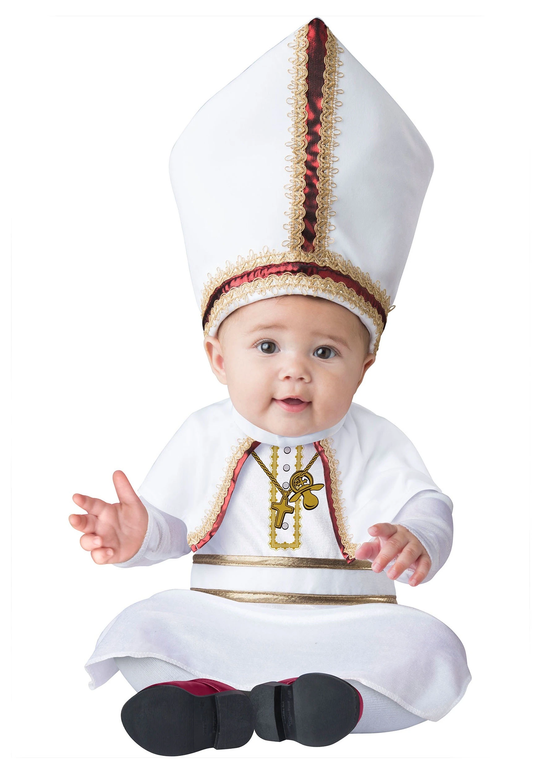 Fun World Pint Sized Pope Baby Costume 1 Fun World Pint Sized Pope Baby Costume