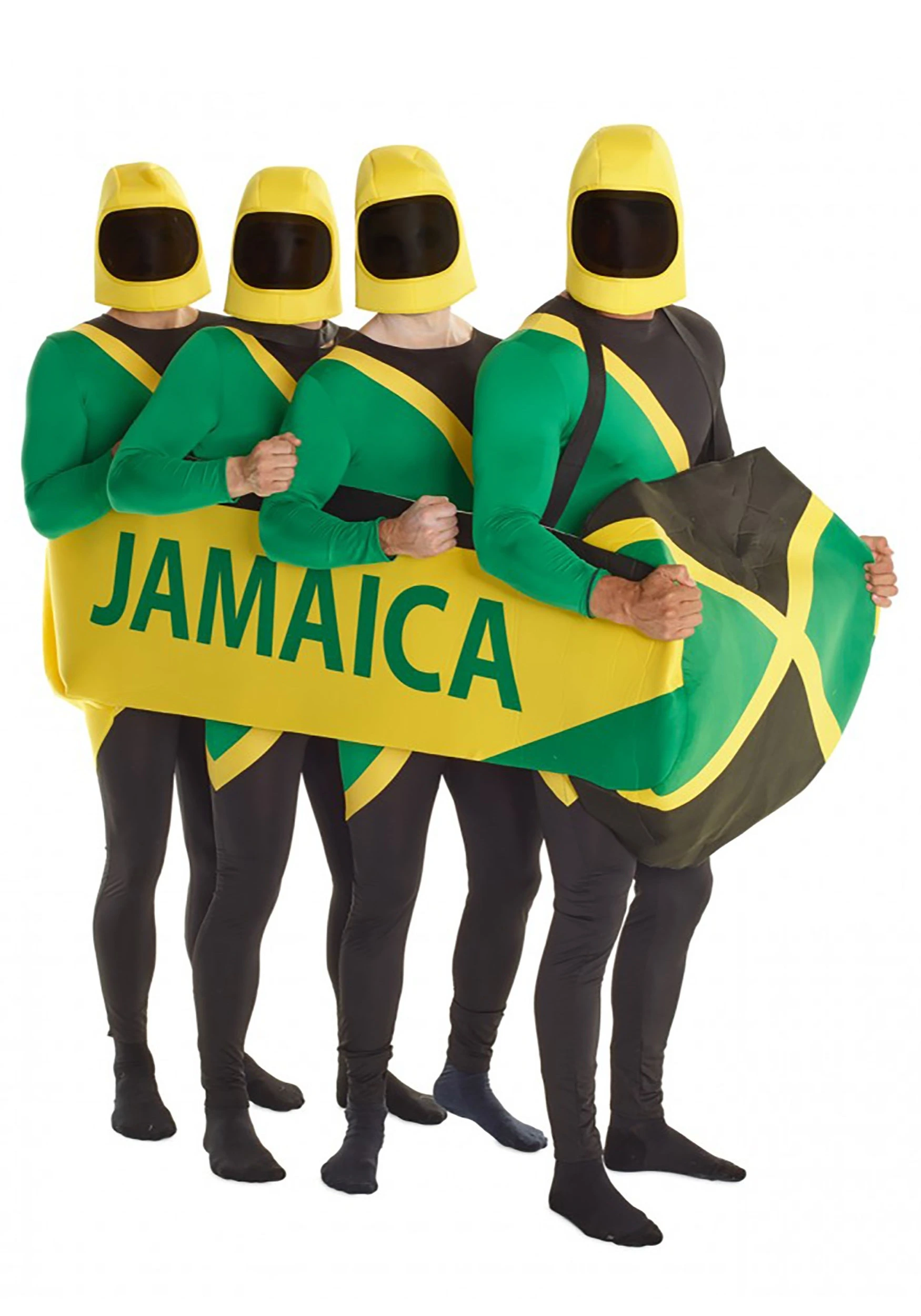 Morphsuits Jamaican Team Bobsled Costume Prop 1 Morphsuits Jamaican Team Bobsled Costume Prop