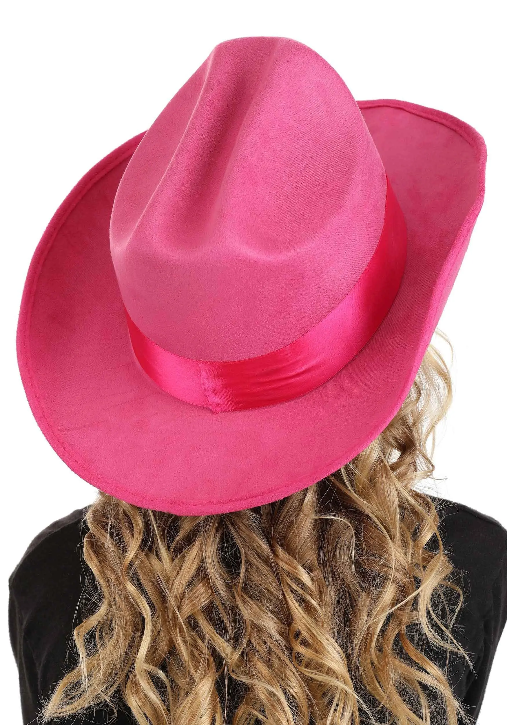 Elope Pink Cowboy Costume Hat For Girls 2 Elope Pink Cowboy Costume Hat For Girls - Image 2