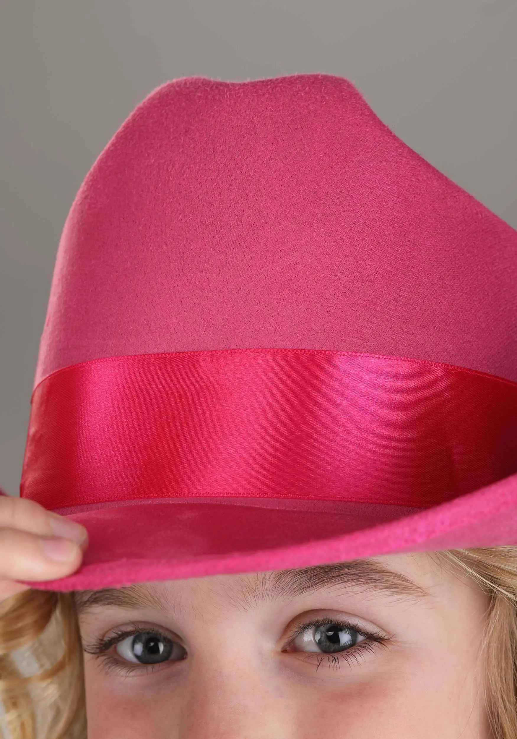 Elope Pink Cowboy Costume Hat For Girls 4 Elope Pink Cowboy Costume Hat For Girls - Image 4