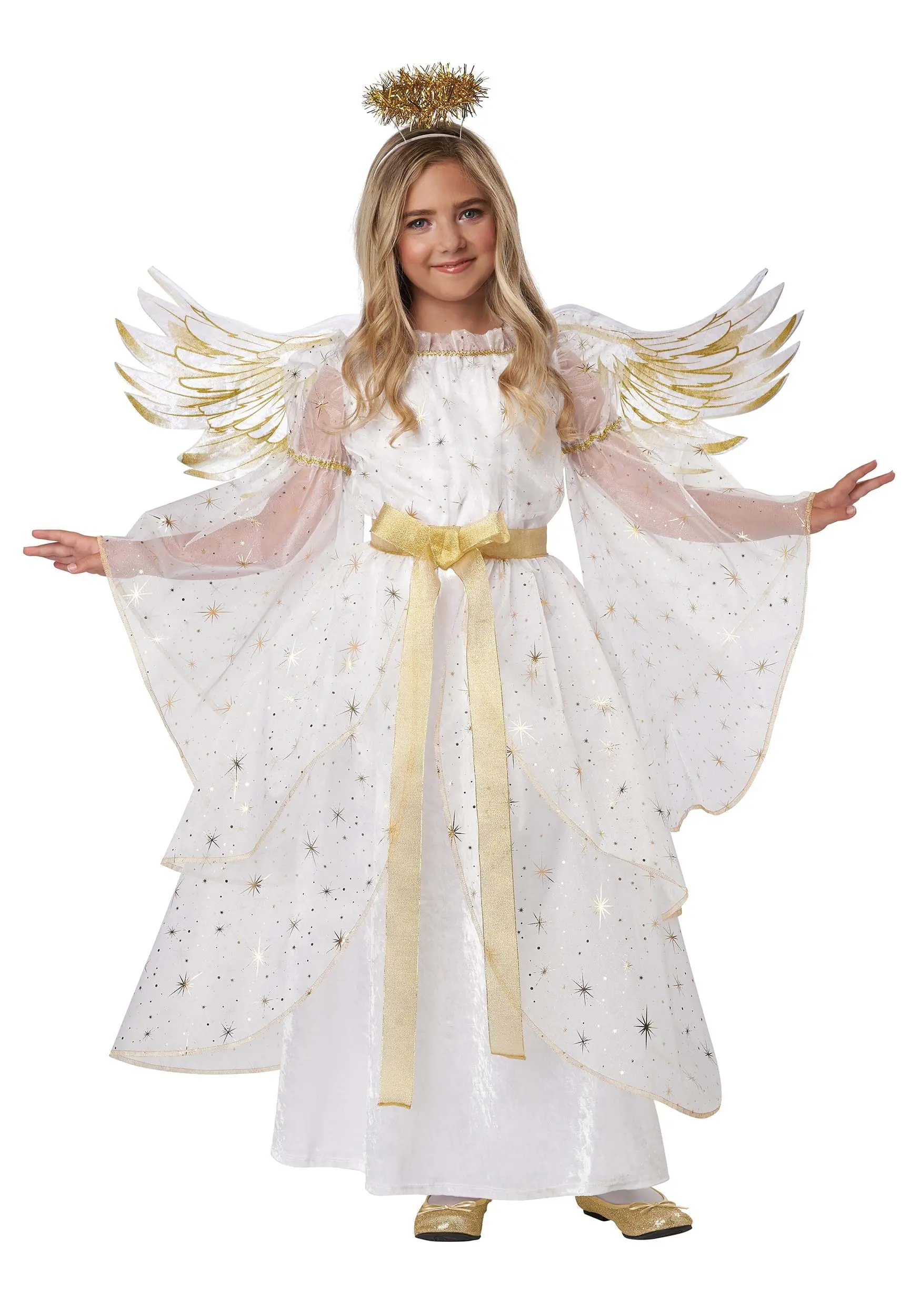 California Costume Collection Starburst Angel Costume For Kids 1 California Costume Collection Starburst Angel Costume For Kids