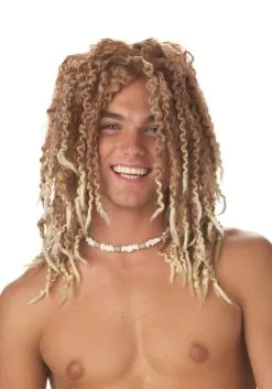 California Costume Collection Men's Beach Bum Wig