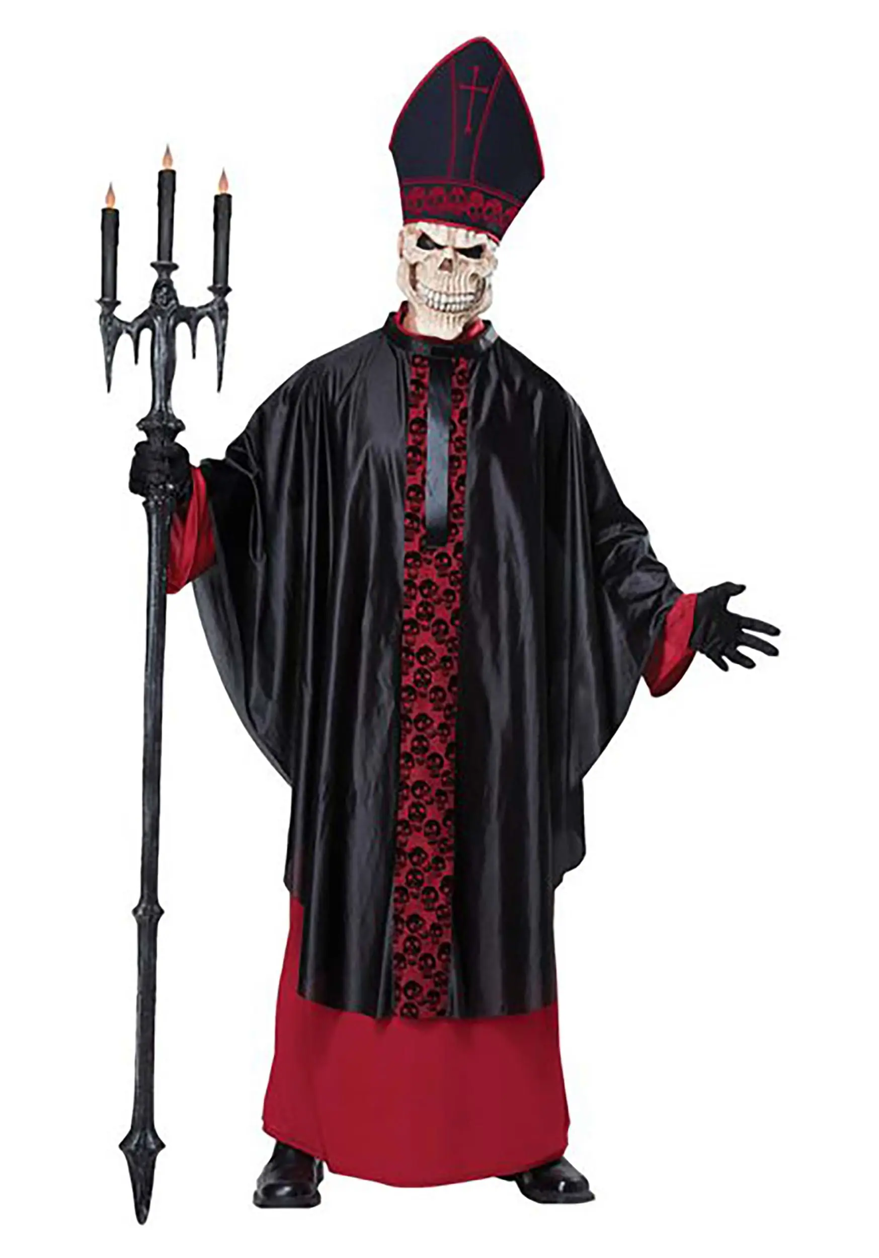 California Costume Collection Black Mass Bishop Costume For Men 1 California Costume Collection Black Mass Bishop Costume For Men