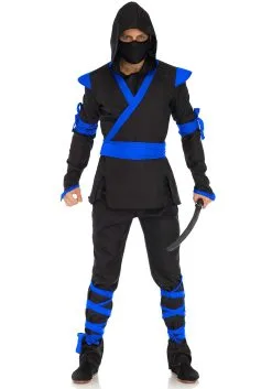 LEG AVENUE Blue Ninja Mens Costume