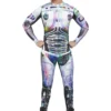 Smiffys Metallic Cyber Alien Costume For Men