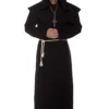 Underwraps Plus Size Monk Black Robe Costume For Men