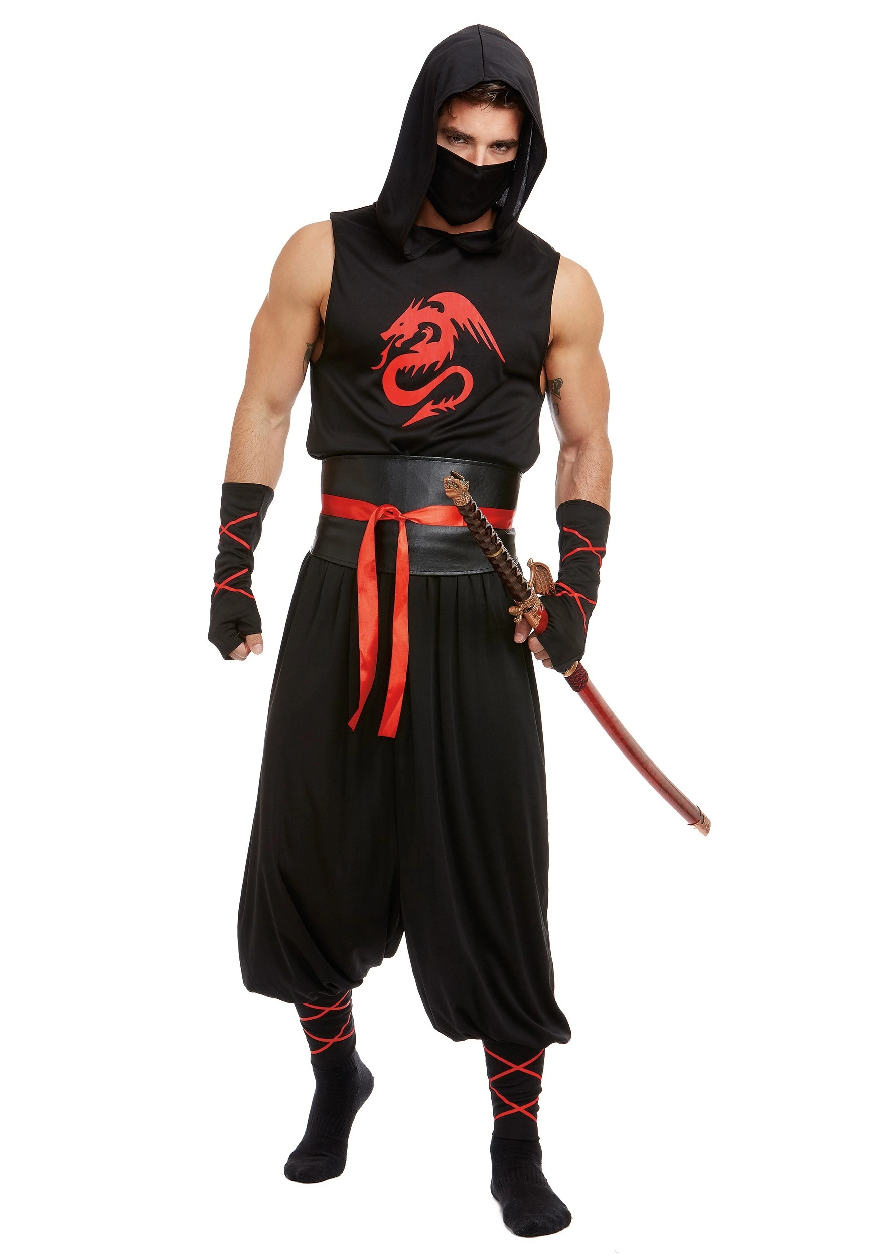 Dreamgirl Men's Sexy Ninja Costume 1 Dreamgirl Men's Sexy Ninja Costume