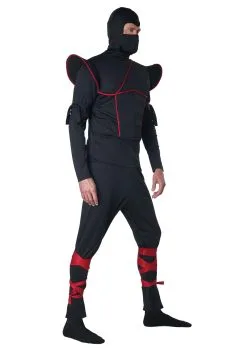 California Costume Collection Men's Stealth Ninja Costume 7 California Costume Collection Men's Stealth Ninja Costume -Fun Costumes Store mens stealth ninja costume alt 3