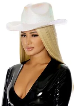 Forplay Metallic Cowboy Hat Accessory