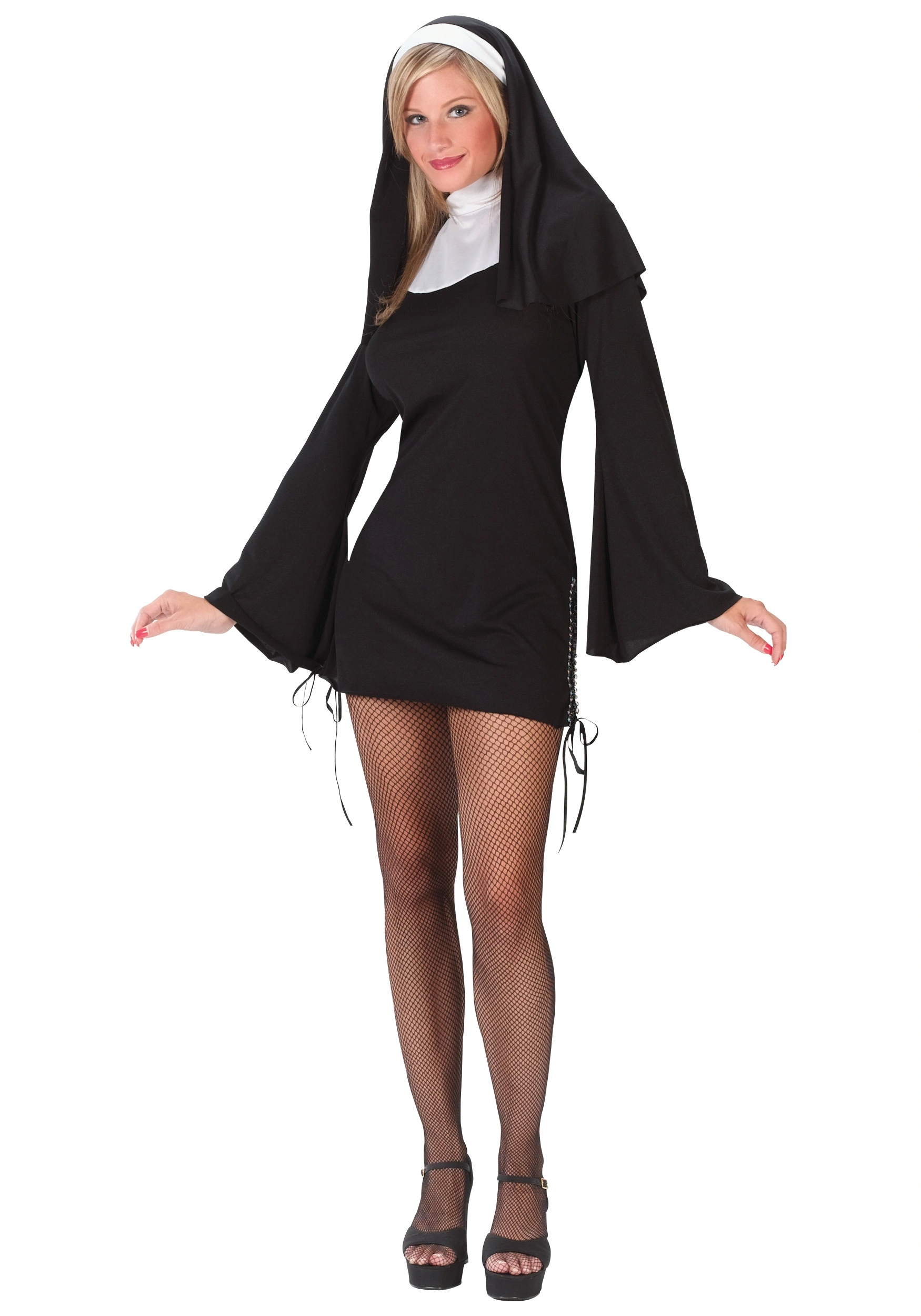 Fun World Naughty Nun Costume For Women 1 Fun World Naughty Nun Costume For Women