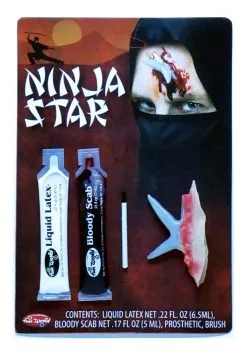 Fun World Ninja Star Victim Prosthetic Wound Kit