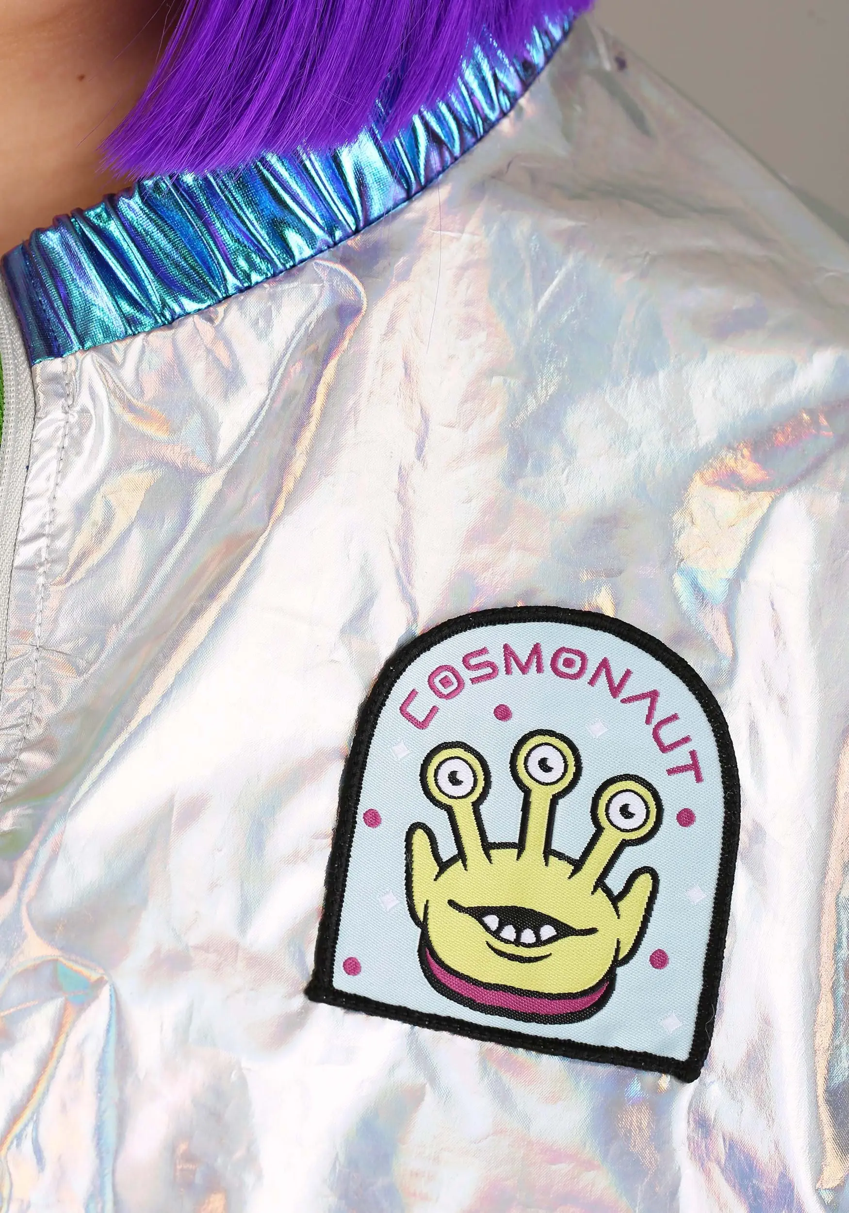 Armada Cosmonaut Alien Plus Size Costume For Women 6 Armada Cosmonaut Alien Plus Size Costume For Women - Image 6