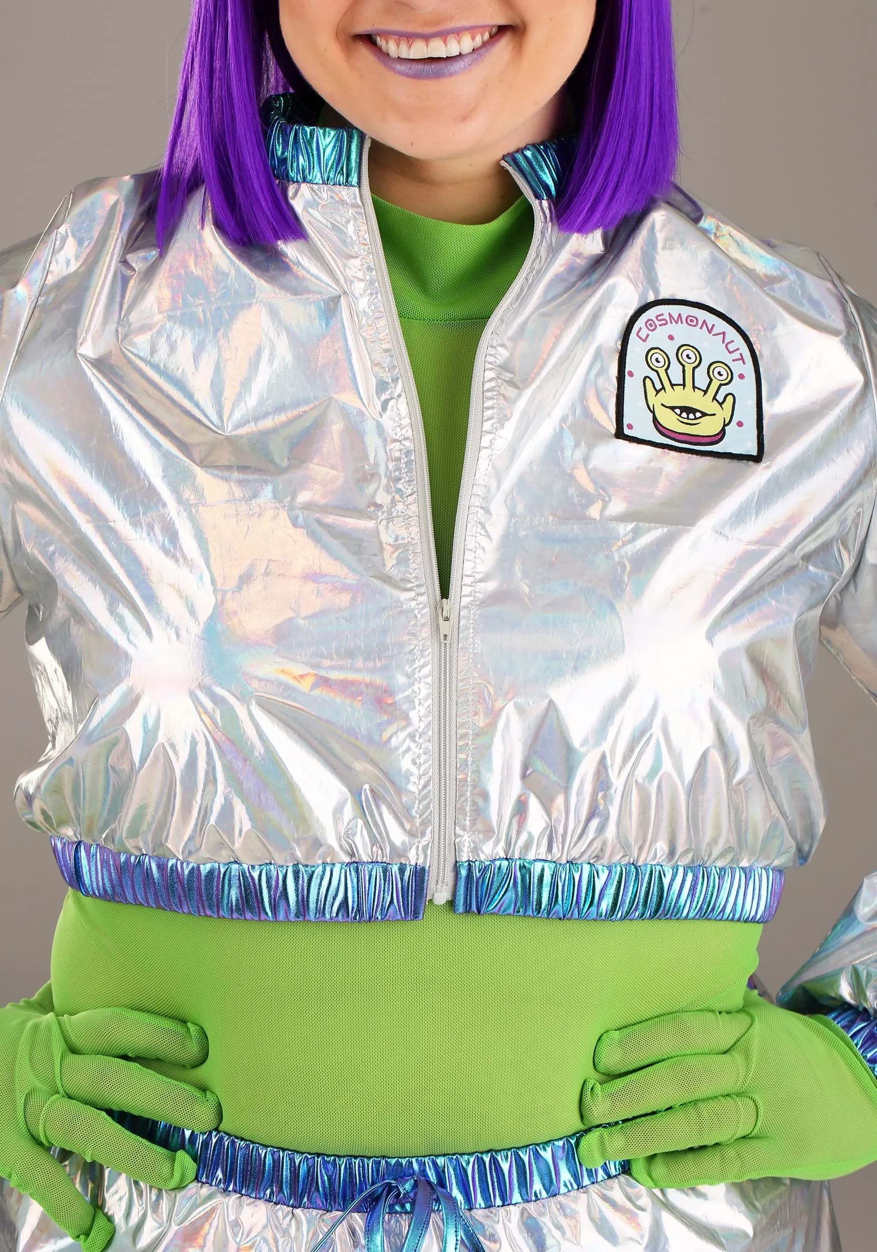 Armada Cosmonaut Alien Plus Size Costume For Women 5 Armada Cosmonaut Alien Plus Size Costume For Women - Image 5