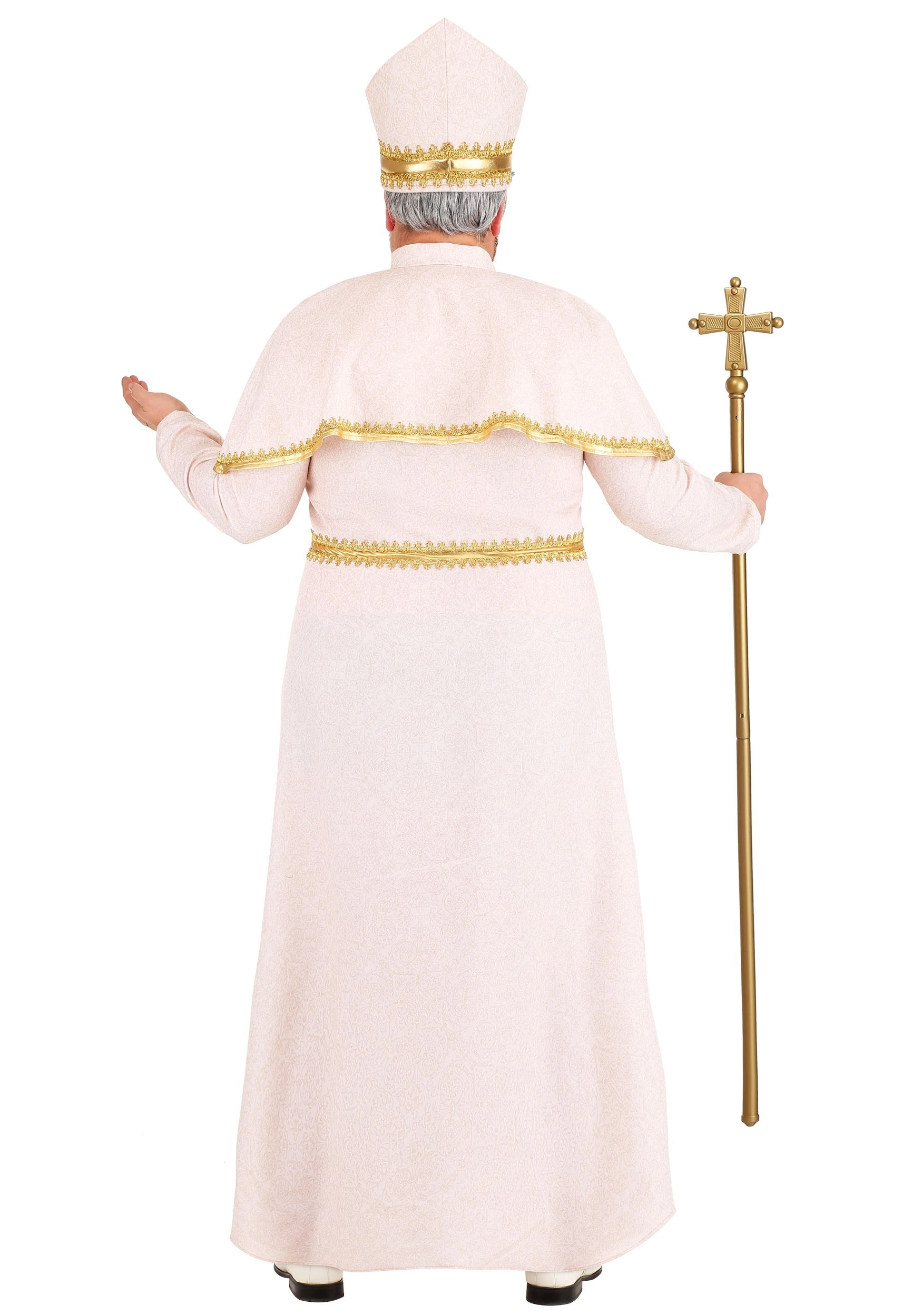 Fun Costumes Plus Size Pious Pope Costume For Men 2 Fun Costumes Plus Size Pious Pope Costume For Men - Image 2