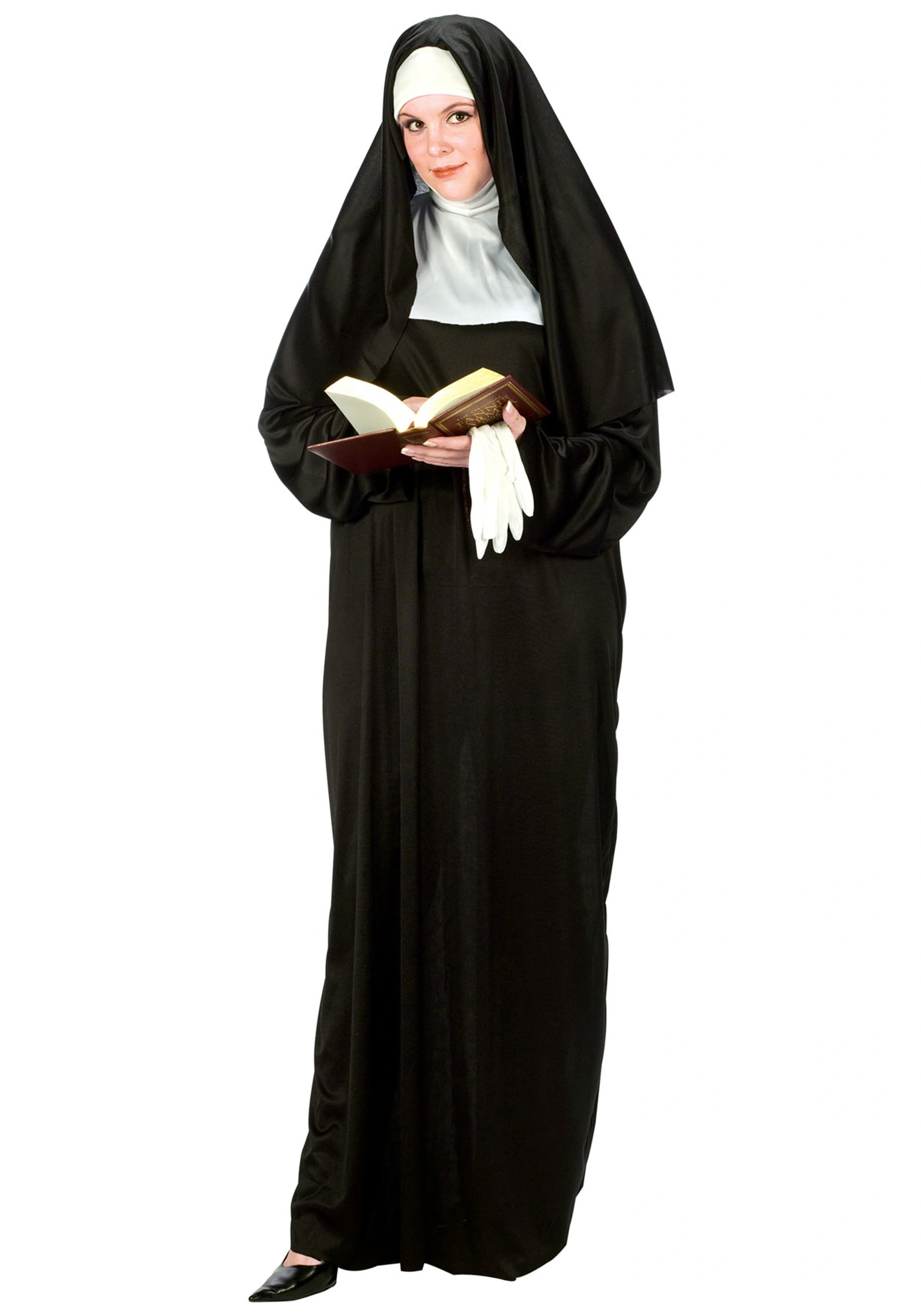 Fun World Plus Size Nun Costume 1 Fun World Plus Size Nun Costume