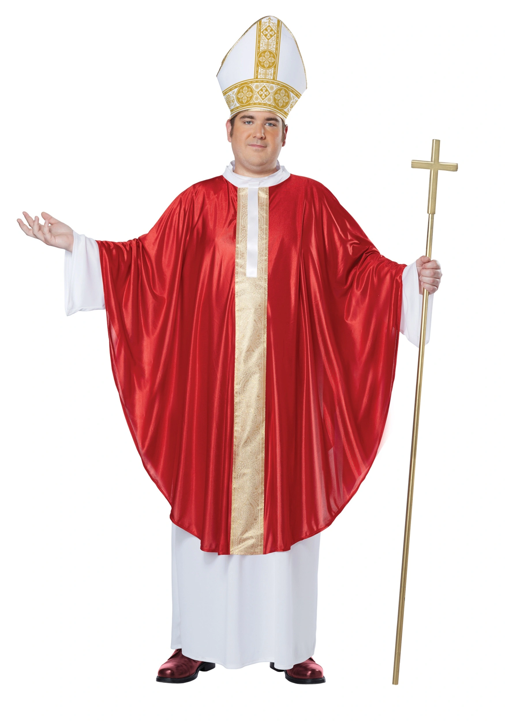 California Costume Collection Plus Size Pope Costume 1 California Costume Collection Plus Size Pope Costume