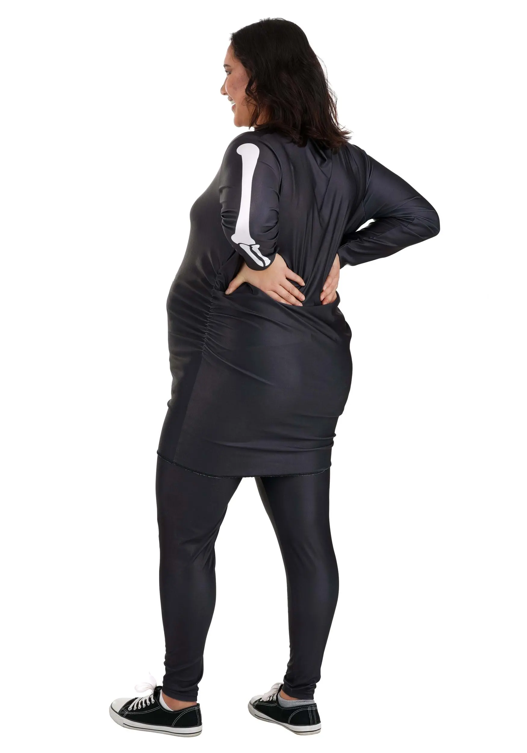 Fun Costumes Plus Size Maternity Skeleton Costume For Women 2 Fun Costumes Plus Size Maternity Skeleton Costume For Women - Image 2