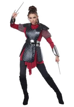 California Costume Collection Women's Samurai Warrior Costume -Fun Costumes Store samurai warrior costume for women alt 2