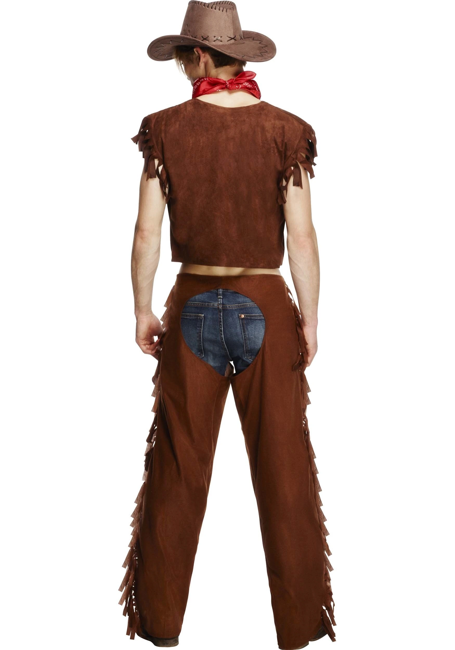 Smiffys Men's Sexy Cowboy Costume 2 Smiffys Men's Sexy Cowboy Costume - Image 2