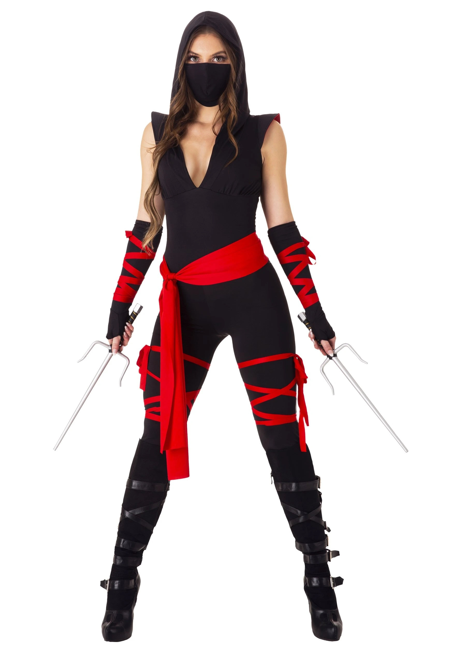LEG AVENUE Sexy Deadly Ninja Costume 2 LEG AVENUE Sexy Deadly Ninja Costume - Image 2