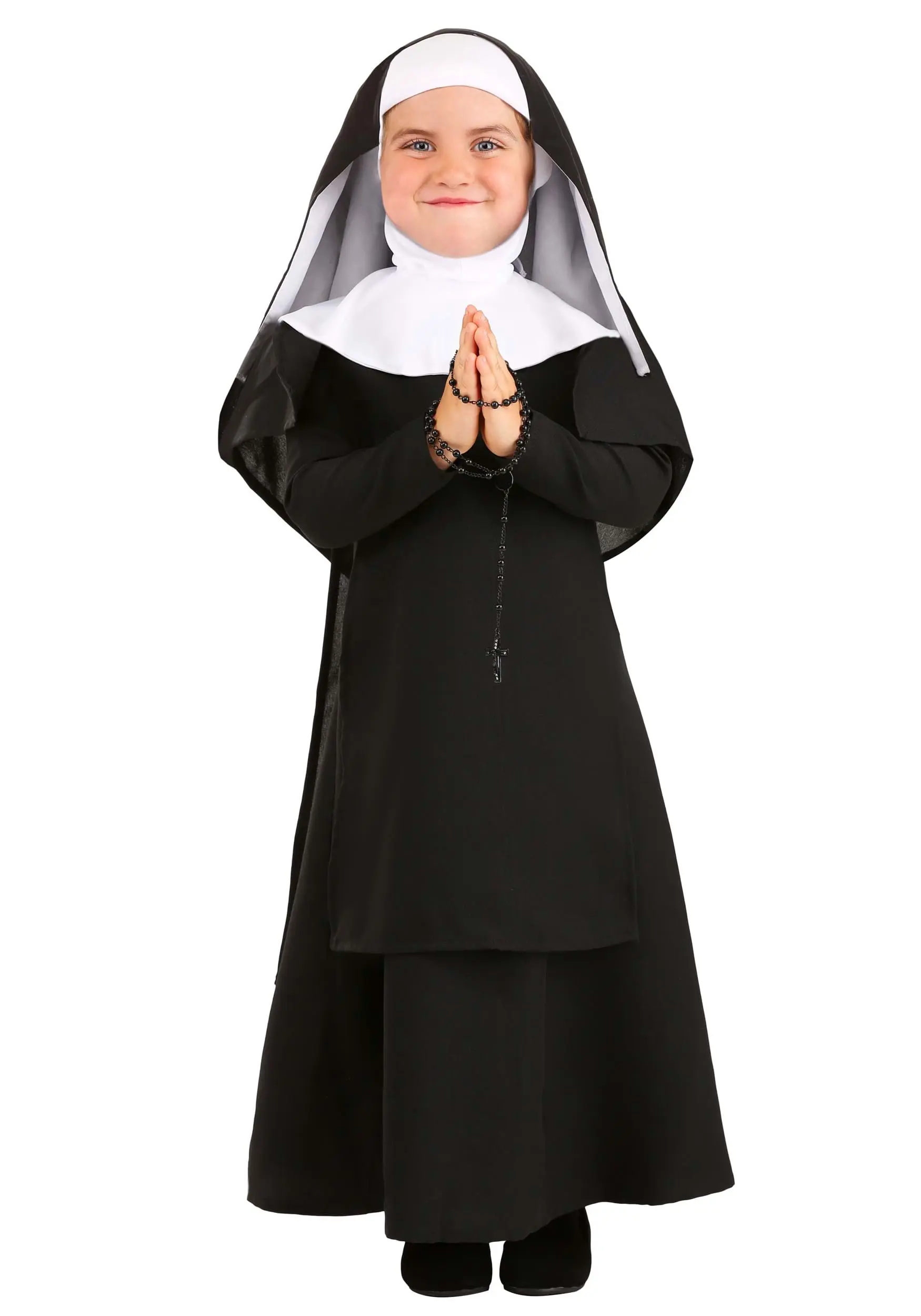Fun Costumes Deluxe Nun Costume For Toddlers 1 Fun Costumes Deluxe Nun Costume For Toddlers